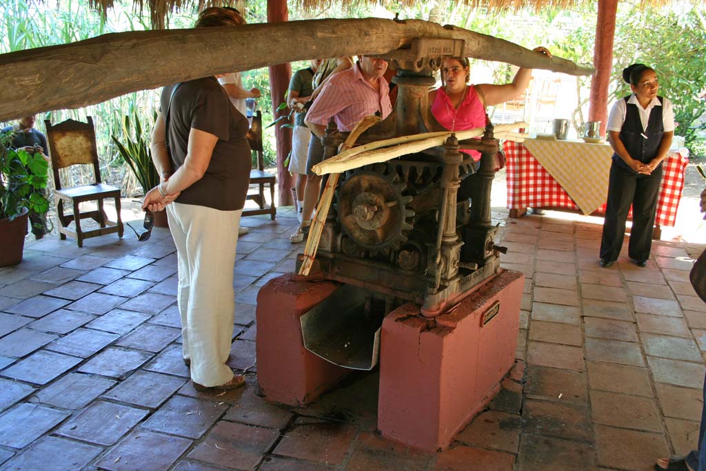 An old American sugar cane mill at the Valle de los Ingenios, a train ride from Trinidad.