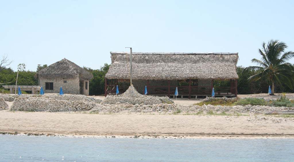 Approaching the island.