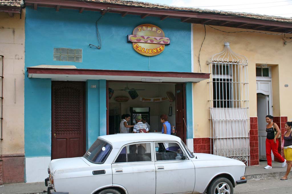 Yes, <em>perro caliente</em> means 'hot dog' literally.