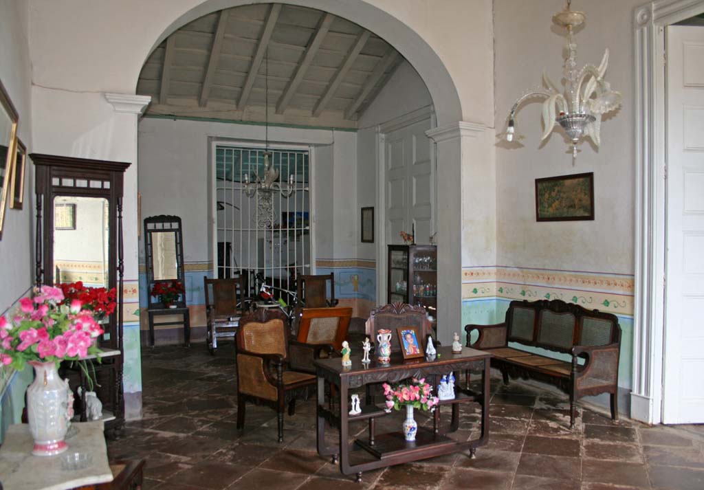 Inside the house where we stayed in Trinidad.