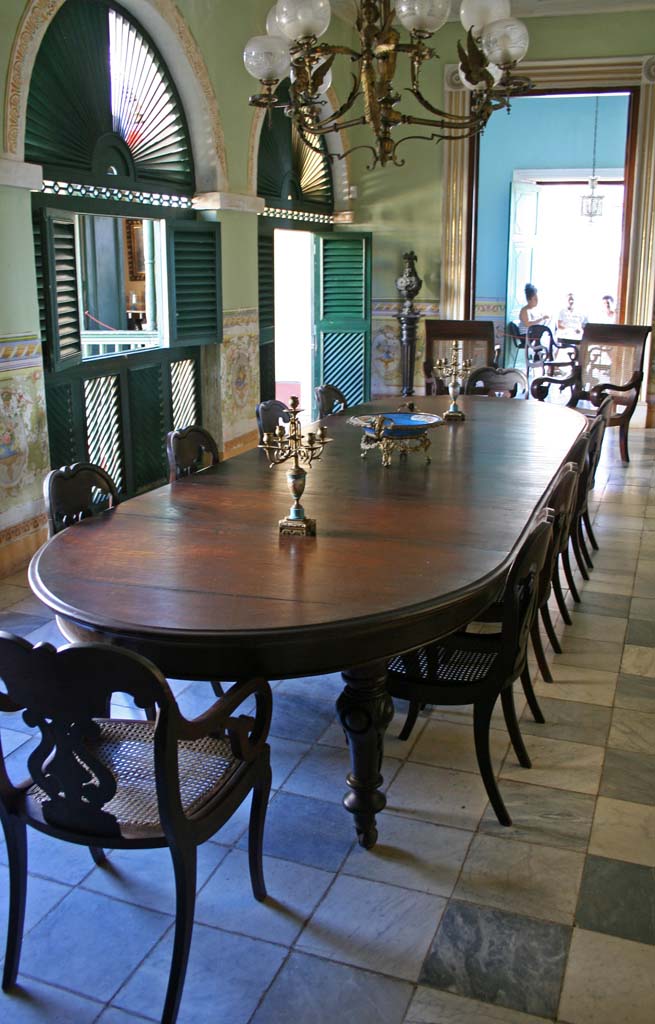 The dining room.
