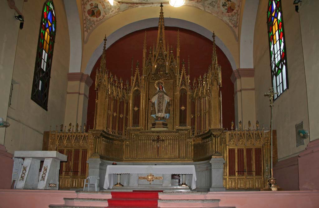 The altar.