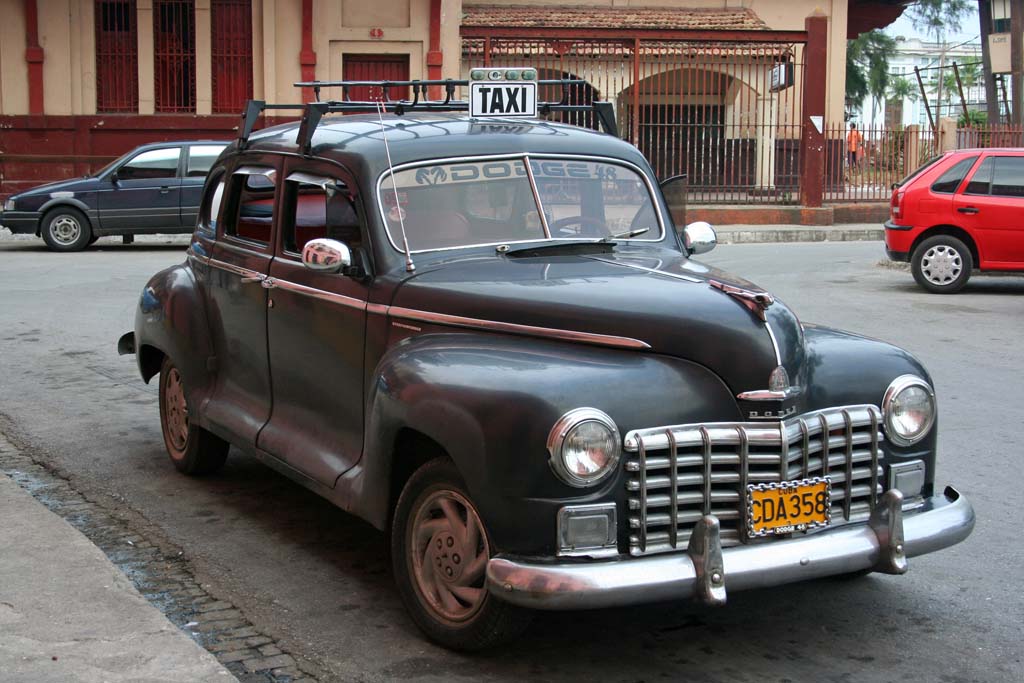 A 1948 Dodge, still in decent nick.
