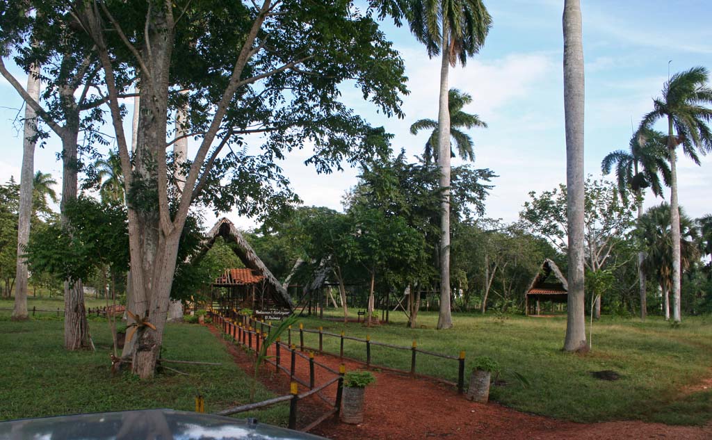 Leaving the compound.