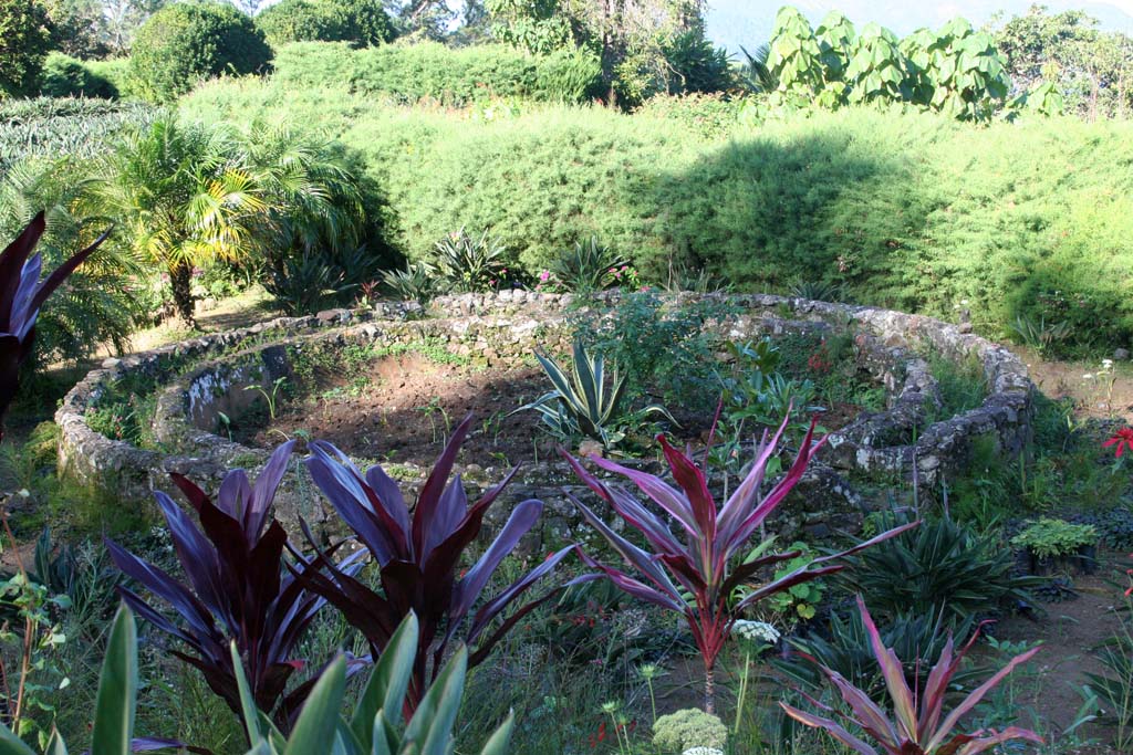 This is where mules and donkeys turned a stone to grind coffee in the Baconao park near Santiago.