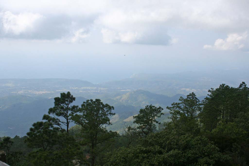 Rather hazy view from the top of the <em>Gran Piedra.</em>