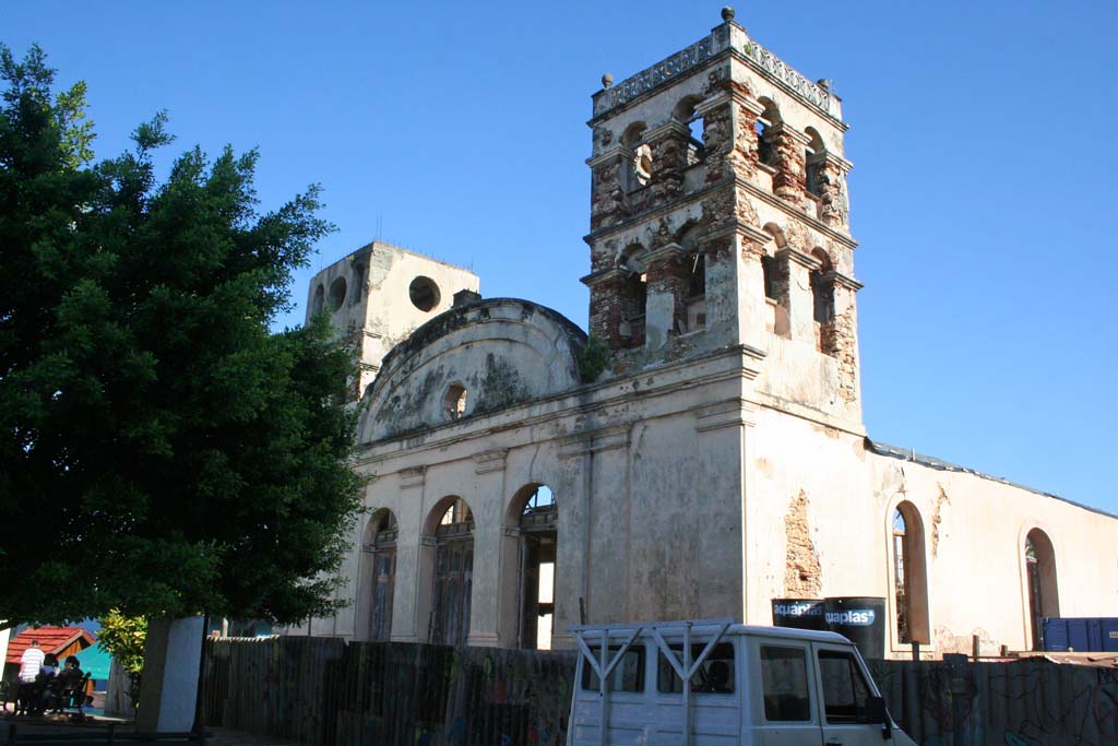 The ruined cathedral.