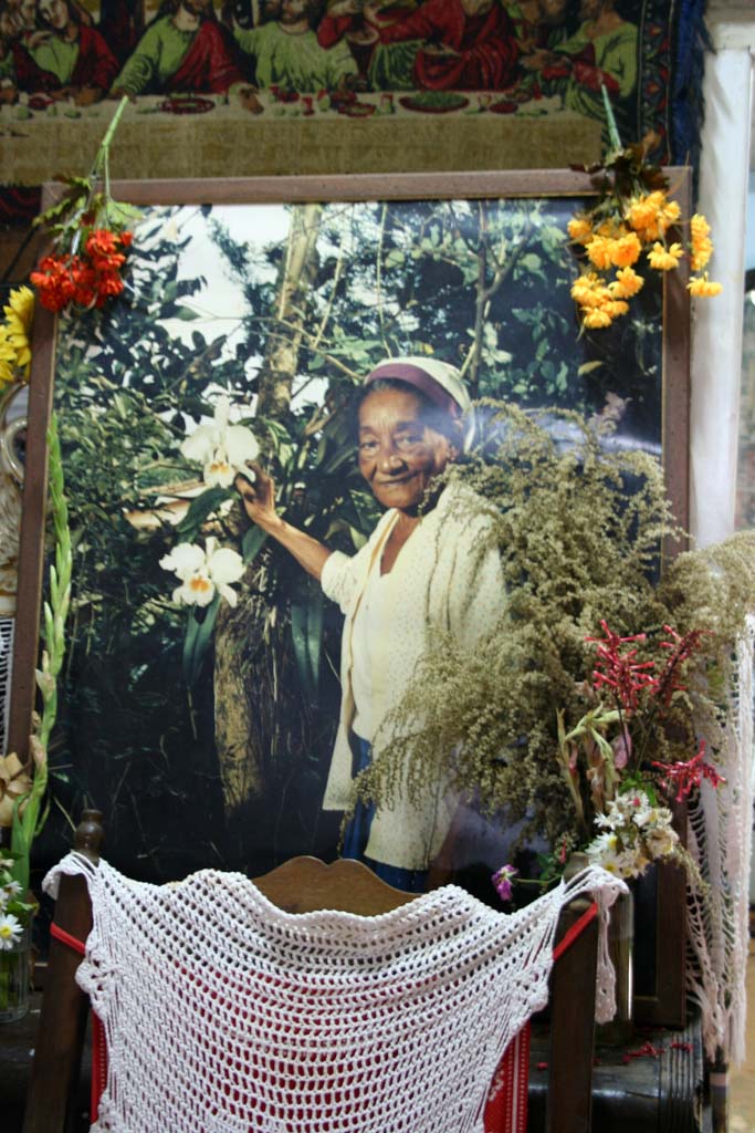 Caridad, the sister who started the garden, and who died a few months before our visit.