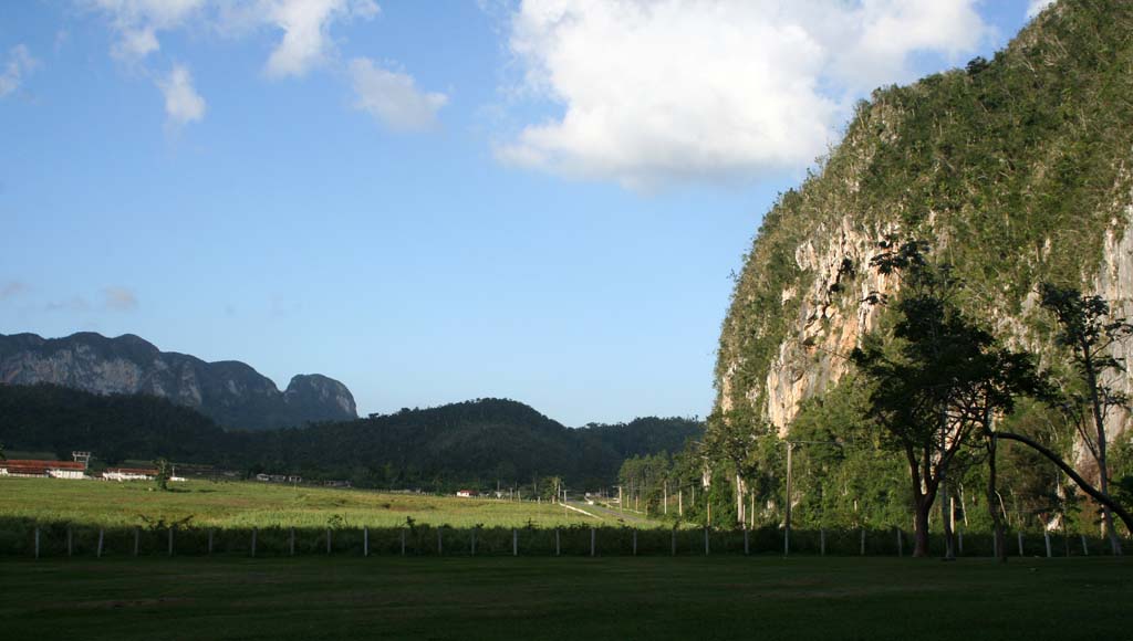 Looking back the way we came as the sun gets lower.