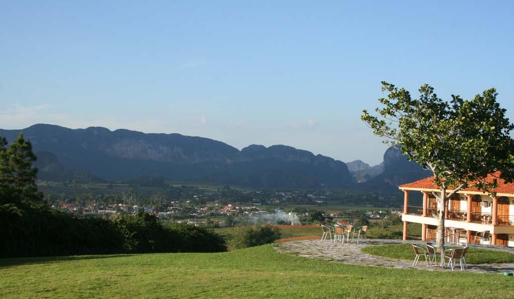 Looking over the valley from just below the pool.