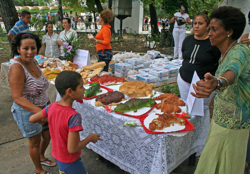 A table of animals. Not sure our photography was popular here.