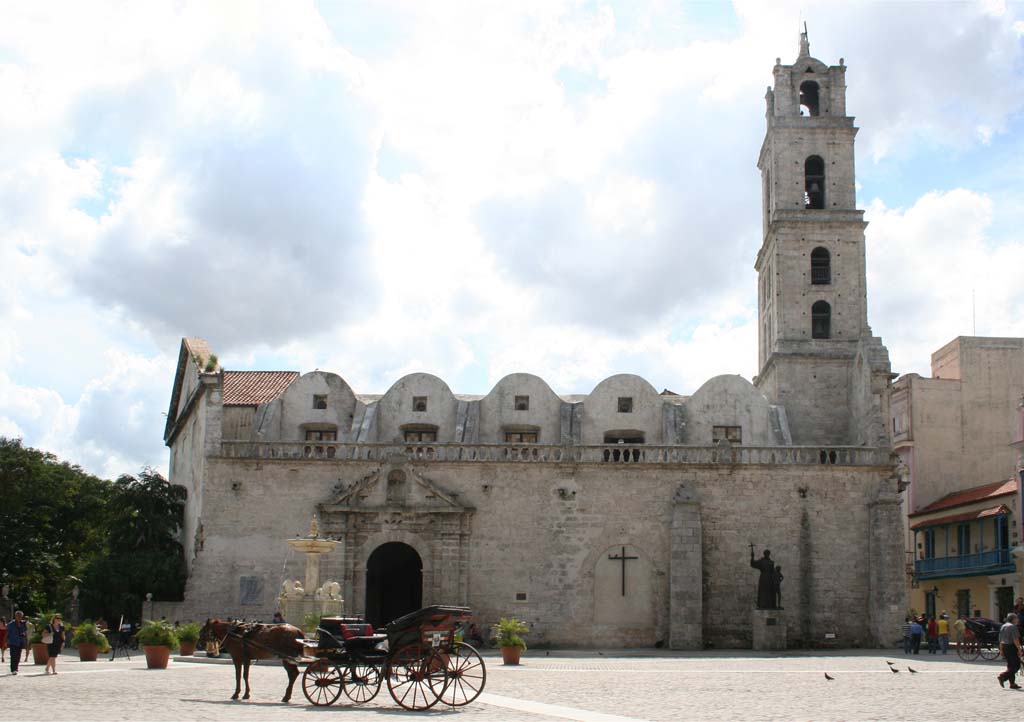 The splendid church of San Francisco de Assis in Habana Vieja, where classical music concerts are held.