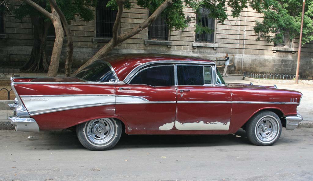 A Chevrolet Bel Air.