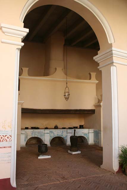 ...which is open to the courtyard through the colonnade.