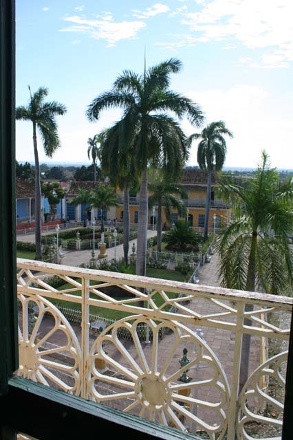 From the upper floor of the <em>Museo Romántico.</em>