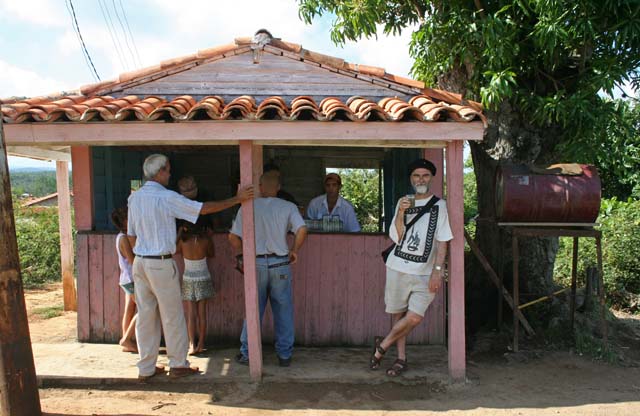 ...and very welcome it is after cycling up the hill to <em>Los Jazmines</em> outside Viñales.