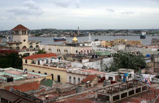 Looking out towards <em>Baia de la Habana.</em>