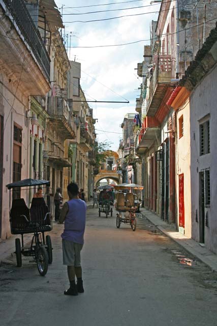 A street away from the main tourist spots.