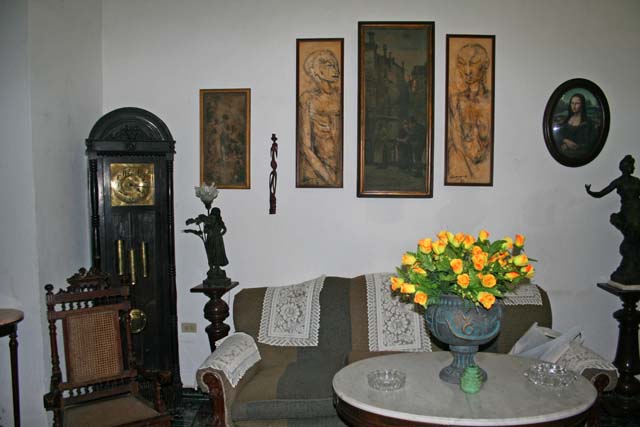 The front room, which opens onto the street.