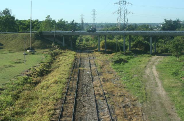 A railway track we crossed.