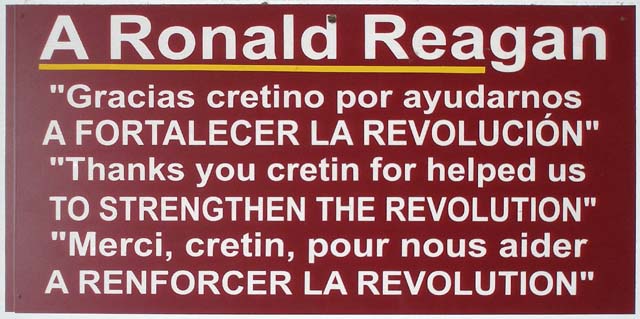 The message to Reagan, of which the others are variants.