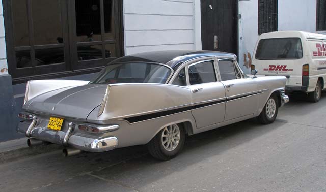 An immaculate Yank tank in Santiago - almost certainly a Plymouth.
