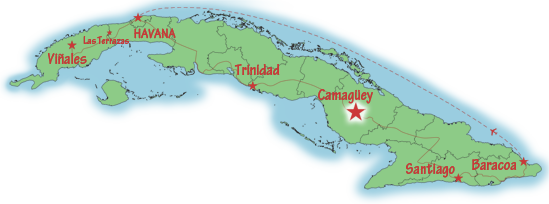 map of Cuba