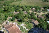 Looking down to the local village.