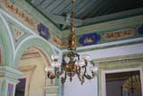 Ornate chandelier.