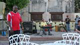 Superb band Las Cuevas who played on the steps every night we were in Trinidad.