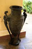 A bronze jar.