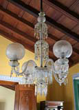 Another glass chandelier.