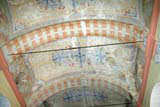 Part of the painted ceiling, in need of a bit of restoration.