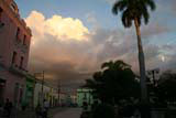 Lowering skies over the park.