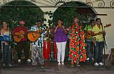 The lady in the flowered dress seemed to be the matriarch of the Casa de la Trova in Camagüey.