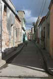 A narrow back street.