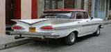 The rear of the same Impala.