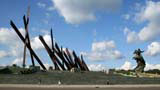 The monument in Santiago's Plaza de la Revolución.