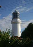 The lighthouse nearby.