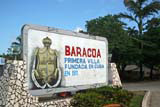 Entering Baracoa, the first town founded in Cuba.