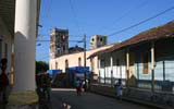 A street leading to Parque Independencia.