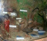 One of the glassed-in display alcoves.