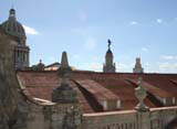 The roof of the Gran Teatro from the roof terrace.
