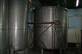 Huge vats used in the distilling.