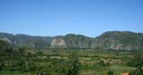 The first sight of the wonderful mogotes of the Vinales valley.