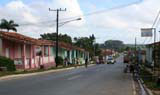 Down the main street from near the Plaza.