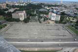 Looking down over the plaza from the top of the Martí memorial.