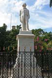 Statue of Carlos Manuel de Cespedes, the Cuban planter who freed his slaves and declared Cuba independent in 1868, triggering the Ten Years' War.