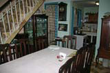 The dining room from the other end, looking into the kitchen.