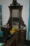 The elaborate dressing table in our bedroom. The light switch is behind it, which is why we couldn’t find it!